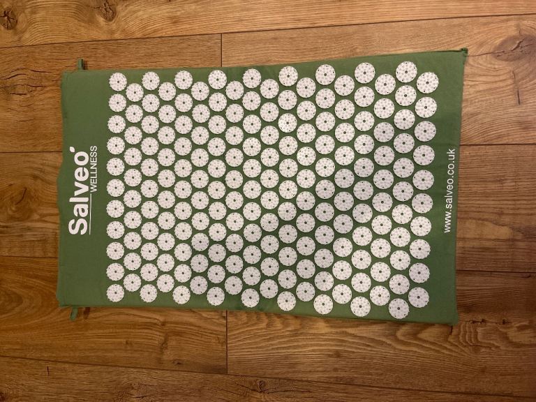 Salveo Wellness Acupressure Mat – Green – Stress & Back Pain Relief
