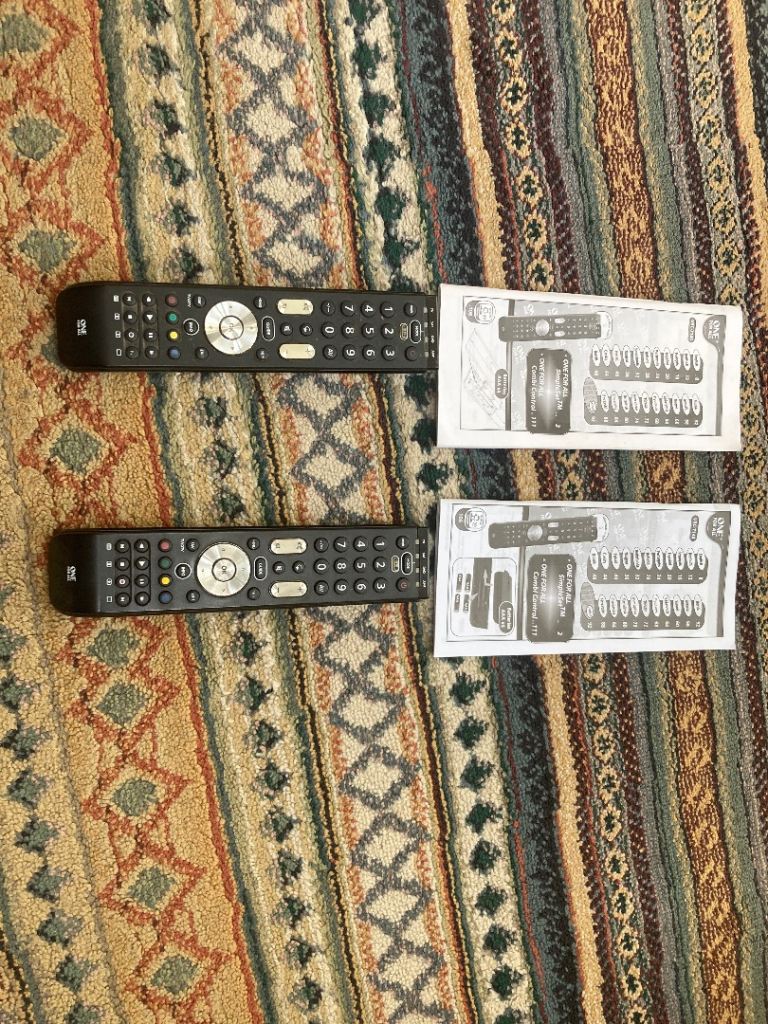 Two universal tv remotes 