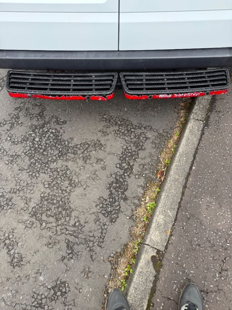 Rhino safe step transit van 