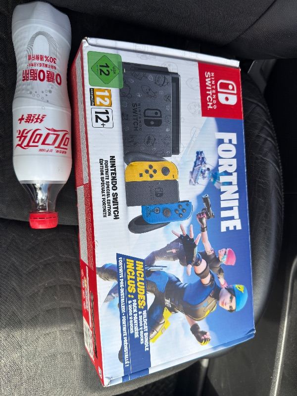 Nintendo Switch V2  better battery life Fortnite Edition Boxed