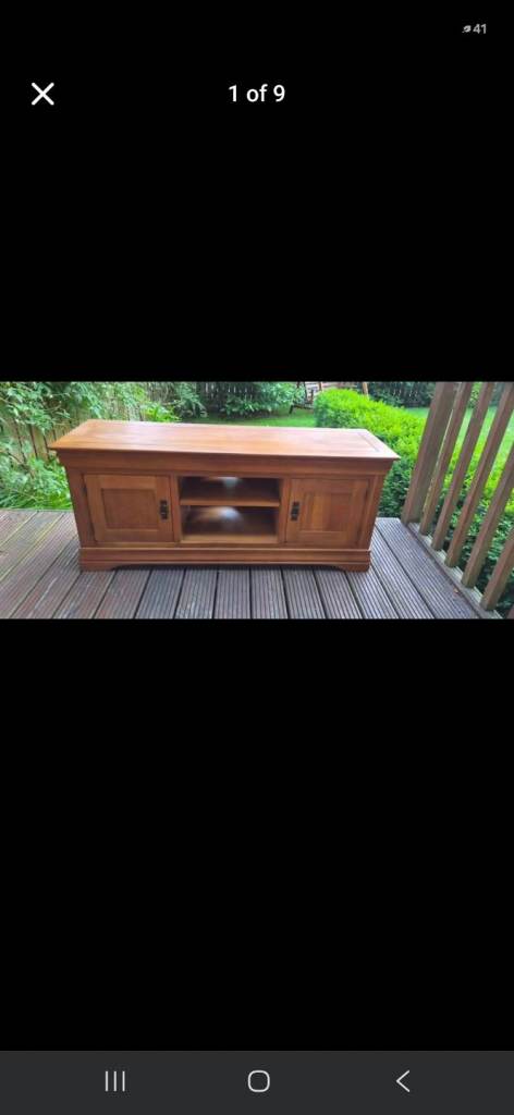 Oak furniture land tv unit