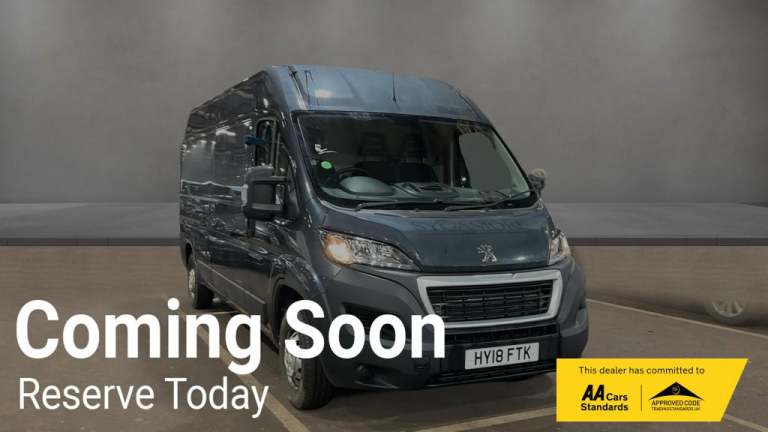 2018 Peugeot Boxer 2.0 BlueHDi 335 Professional Panel Van 5dr Diesel Manual L3 H2 Euro 6 (130  Pa...
