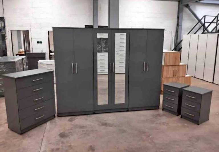 Big sale! New Folding 2 Door to 10 Door wardrobe/Chest Drawer/Bedside⭐Limited Stock