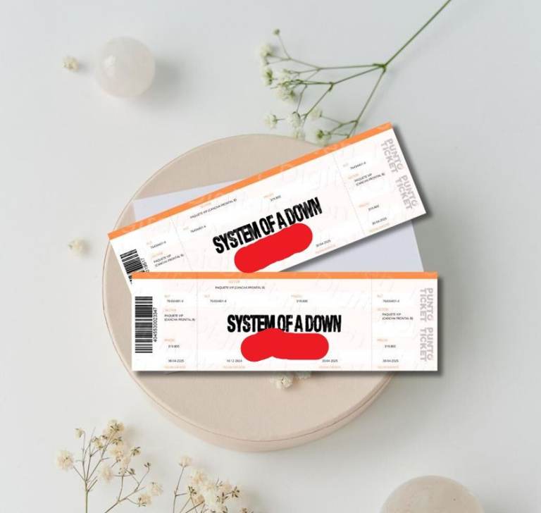 system of a down gold circle ticket vip entry for the 15th london 