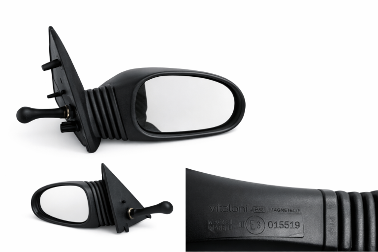 FIAT SEICENTO 1998-2010 N/S Passenger Manual Door Wing Mirror Black3 Door 237052