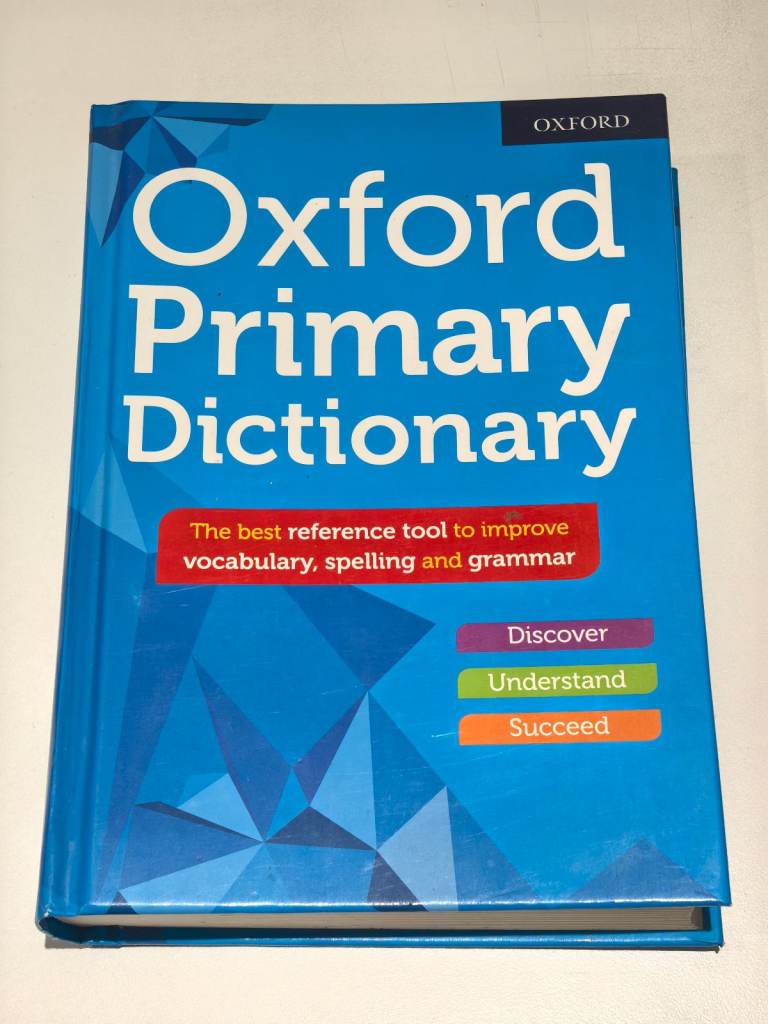 Oxford Primary Dictionary – Blue Hardcover, Trusted Educational Resource