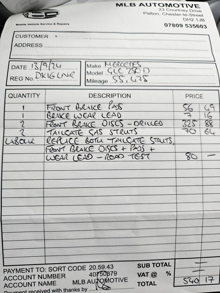 2016 Mercedes-Benz GLC GLC 250d 4Matic AMG Line Premium 5dr 9G-Tronic ESTATE DIESEL Automatic