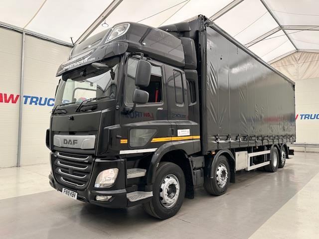 DAF TRUCKS CF 410 8x2 Rear Lift Sleeper Cab Curtainsider
