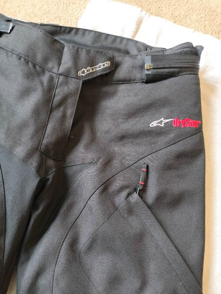 New Alpinestars Stella Andes Drystar ladies motorcycle textile trousers Medium Regular leg. 