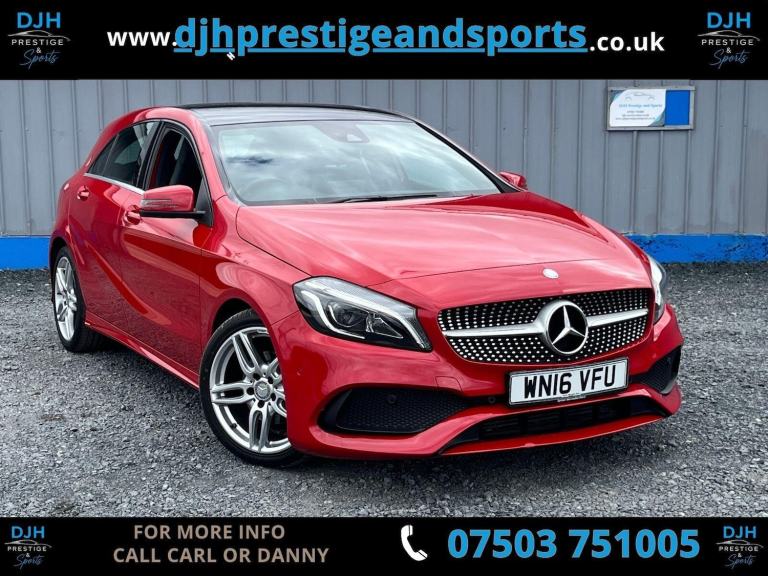 2016 Mercedes-Benz A-Class 1.6 A180 AMG Line (Premium) Euro 6 (s/s) 5dr HATCHBACK Petrol Manual