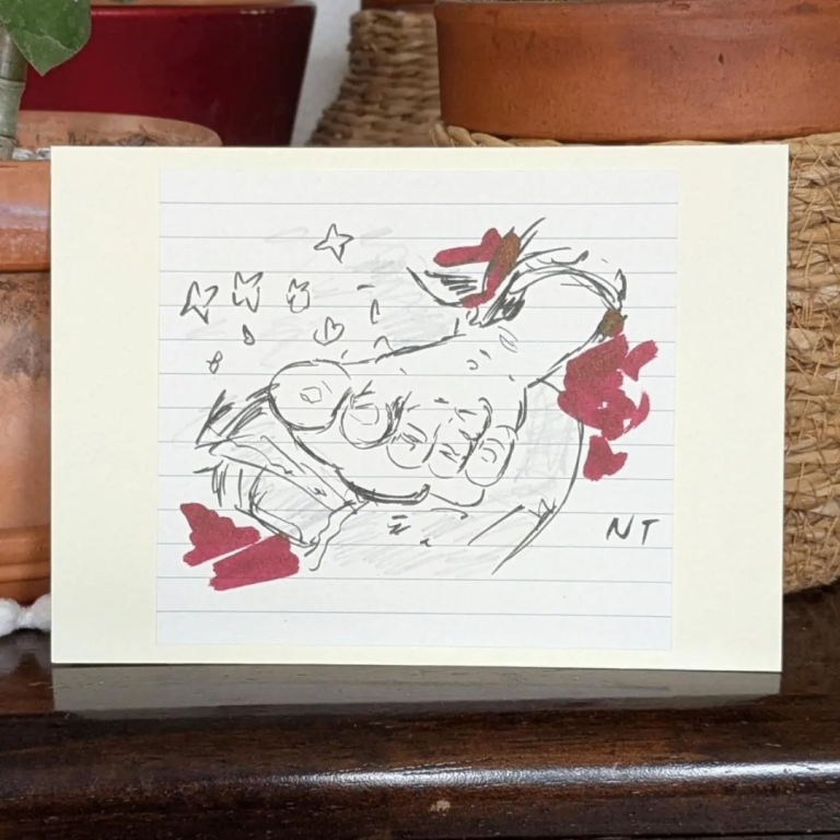 Hand drawn illustration 'My Left Foot' #art #sketch 