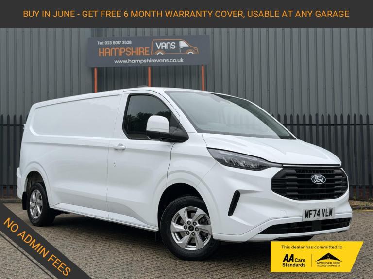 2024 Ford Transit Custom 2.0 300 EcoBlue Limited Panel Van 5dr Diesel Auto L2 H1 Euro 6 (s/s) (13...