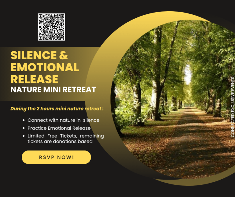 Silence & Emotional Release Nature Mini Retreat-Sunday,31 May @ 4pm-6pm,Wallington.