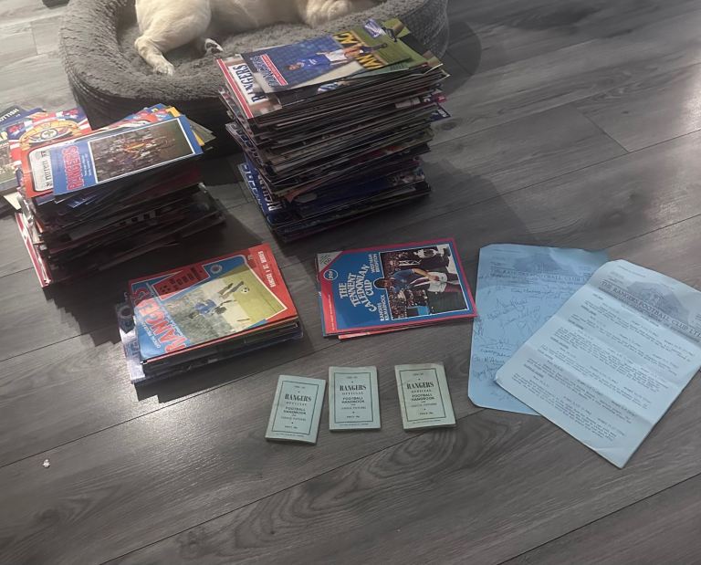 Rangers Football Memorabilia - Programmes, Tickets & Books