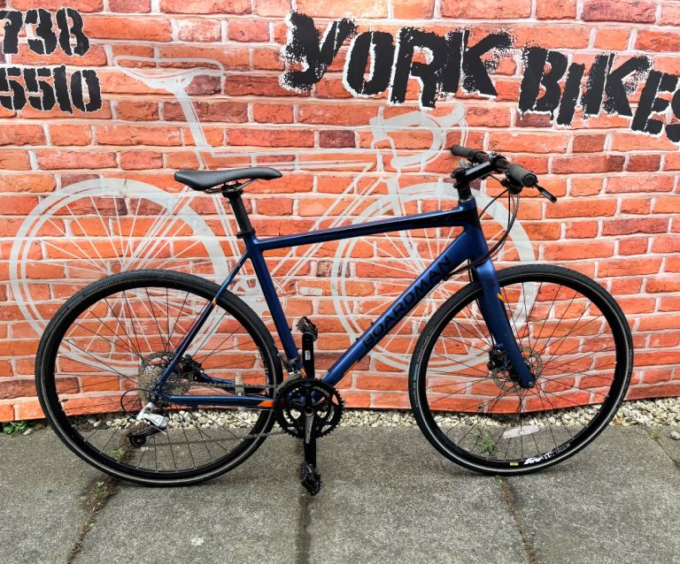 BOARDMAN Hybrid Bike – Blue, Good Condition