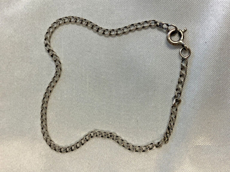 AE JEWELLERY -Sterling Silver 925 Bracelet Flat Curb Chain 7Inch