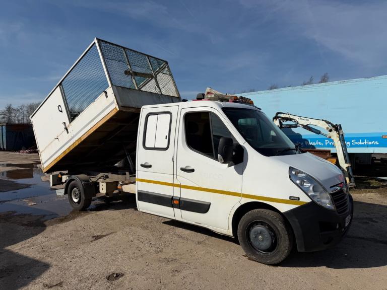 2015 VAUXHALL MOVANO CREWCAB TIPPER DIRECT COUNCIL SPARES OR REPAIRS PRICE + VAT