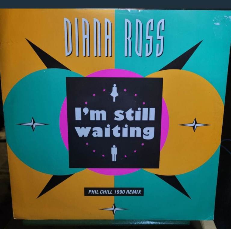 DIANA ROSS I'M STILL WAITING 12" - PHIL CHILL 1990 REMIX UK