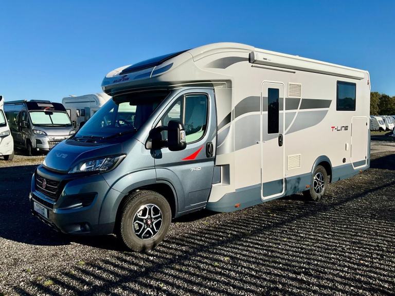 Roller Team T740, automatic, 2025, rear island bed + garage motorhome for sale