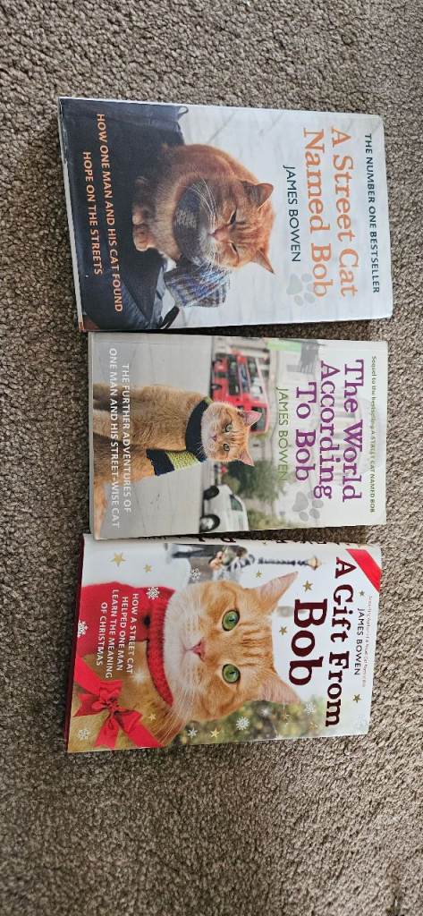A Street Cat Named Bob Book Series - 3 Books by James Bowen