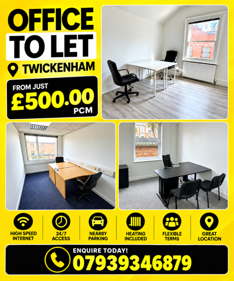 Office Spaces in Twickenham