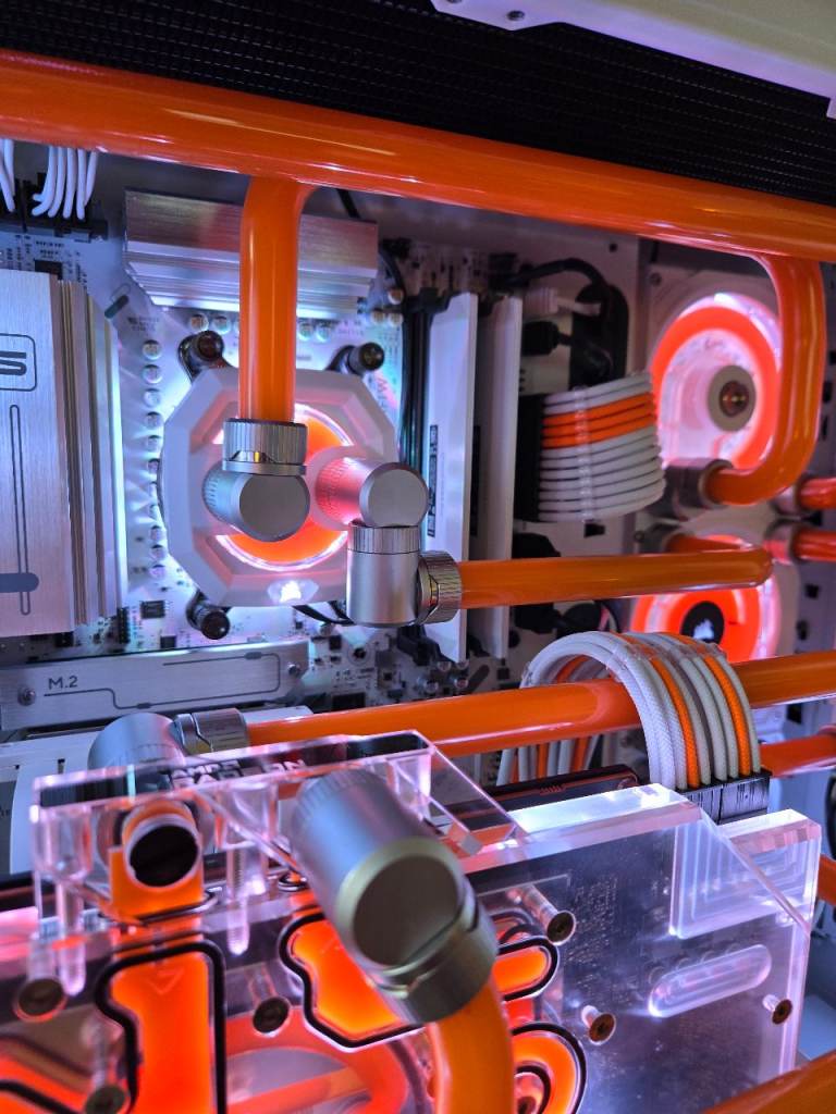 Project "Fire and Ice" - Brand New, Custom Built, Water-cooled PC