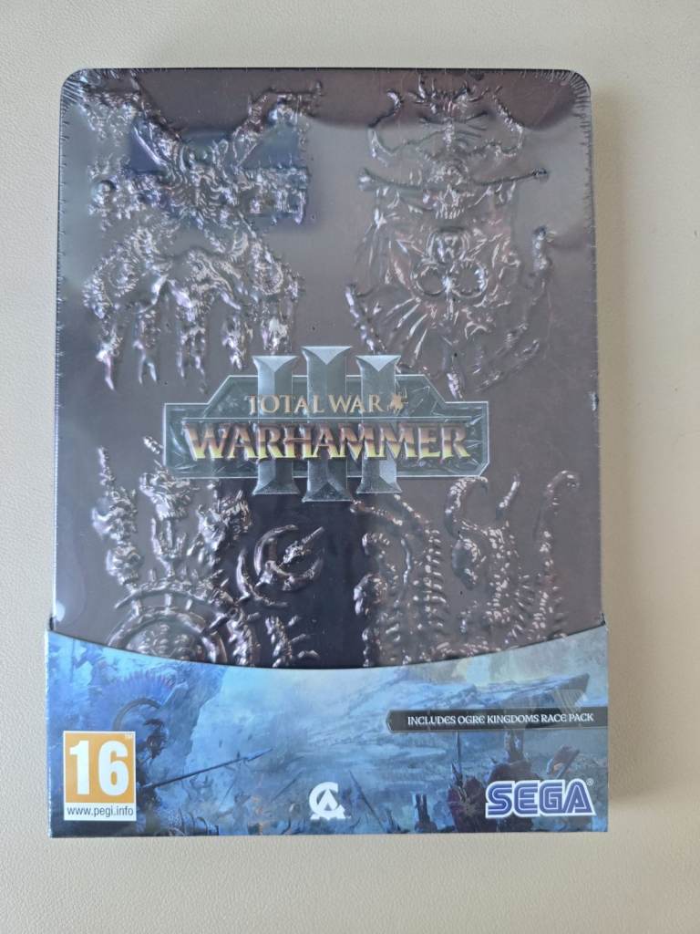 Total War WARHAMMER III Steelbook Sealed – Ogre Kingdoms – £40