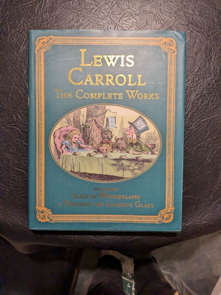 image for LARGE HARD BACK BOOK OF THE COMPLETE WORKS OF LEWIS CARROLL