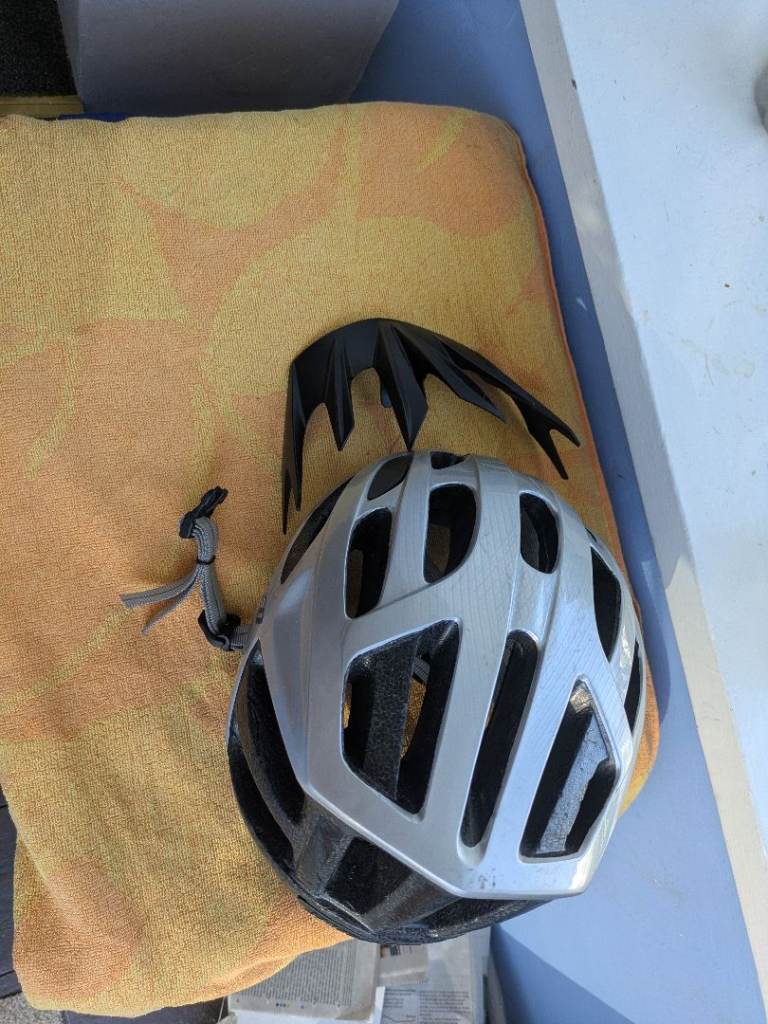 Silver Bicycle Helmet – Good Condition