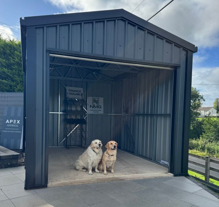 Steel Shed Delivered & Built – Flat Pack Available