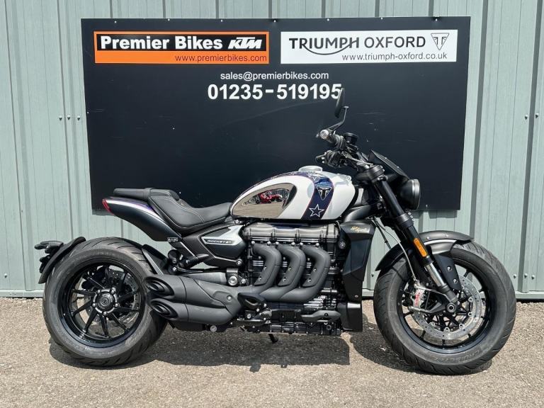 STUNNING BRAND NEW UNREGISTERED 2025 TRIUMPH ROCKET 3 R EVEL KNIEVEL EDITION 
