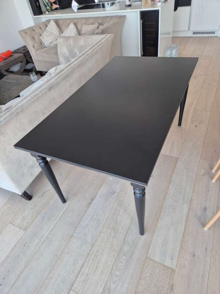 Black Dining Table – Good Condition