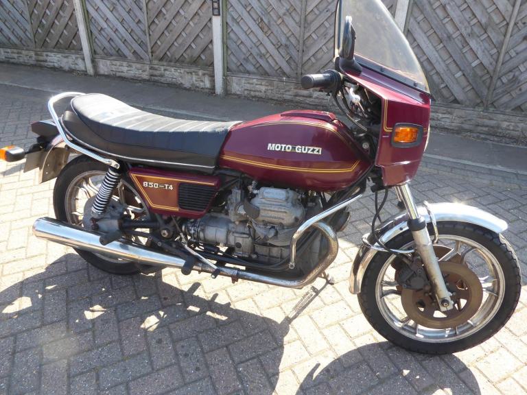MOTO GUZZI 850 T-4 2 OWNERS VERY LOW MILES SPARES REPAIR GOT 2 KEYS AND V5