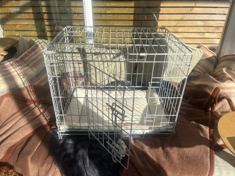 Dog Puppy Crate Cage Kennel Metal Toy Training