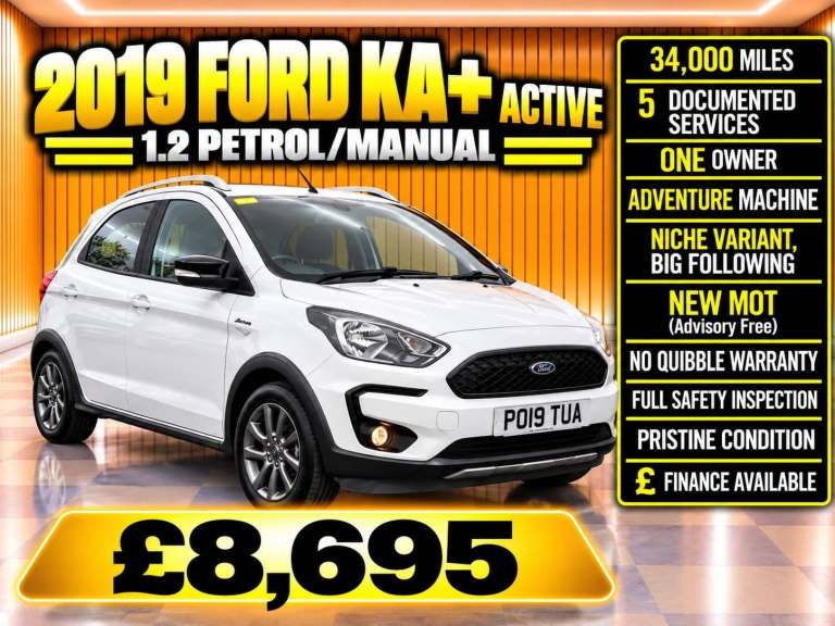 2019 Ford Ka+ 1.2 85 Active 5dr HATCHBACK Petrol Manual
