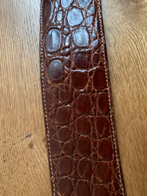Ladies Gucci Crocodile vintage belt (small)