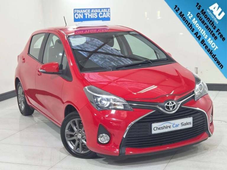 2015 65 TOYOTA YARIS 1.33 DUAL VVT-I ICON HATCHBACK 5DR PETROL MANUAL EURO 5 EUR