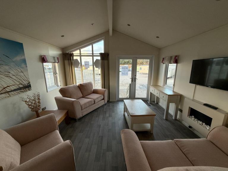 Resi Spec 2 Bed Static Caravan - DG, CH, Wood Exterior, Bath - Offsite, Own Land