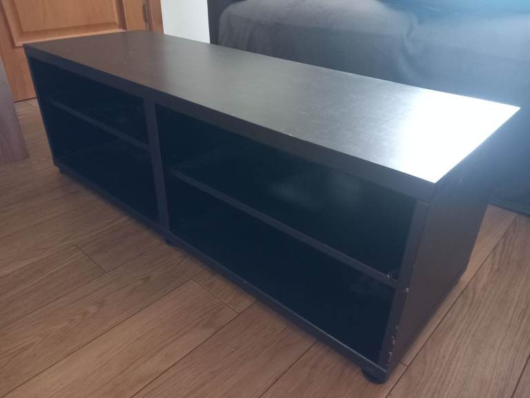 Black laminate tv unit