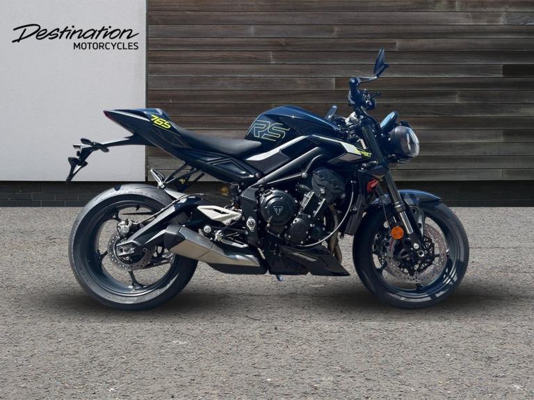 2026 Triumph Street Triple 765 RS PREMIUM COLOUR Petrol black Manual