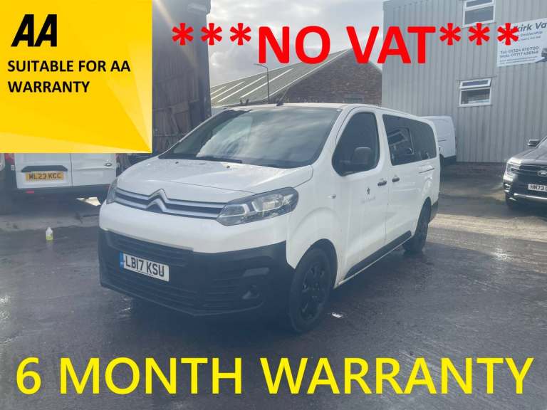 2017 Citroen Dispatch 1200 1.6 BlueHDi 95 Van Enterprise PANEL VAN Diesel Manual