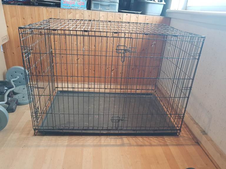 big dog cage l 3f.47 w 2f.30 h 2f.32 no texing phone only with held number will not be ans 