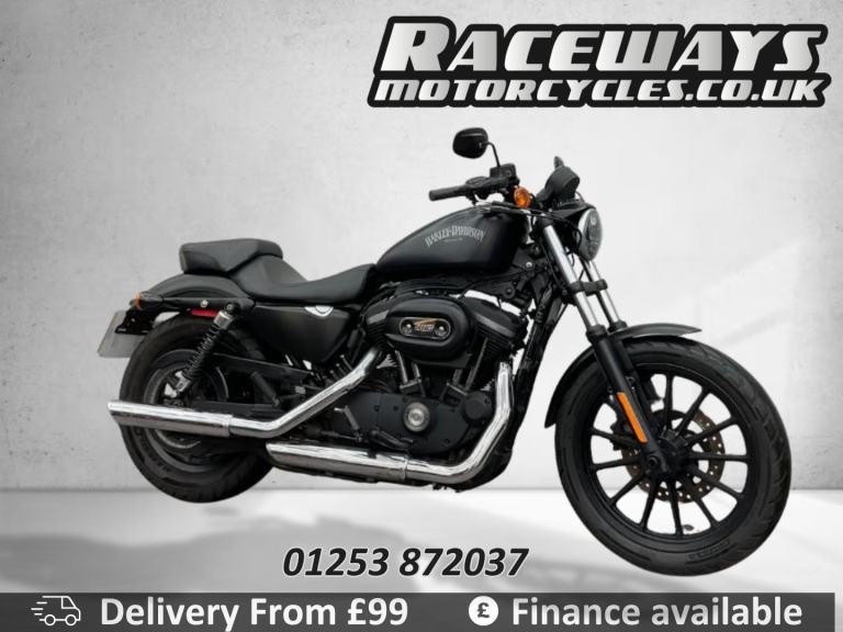 HARLEY-DAVIDSON SPORTSTER XL883N IRON BLACK, 37,459 MILES, VANCE HINES EXHAUST