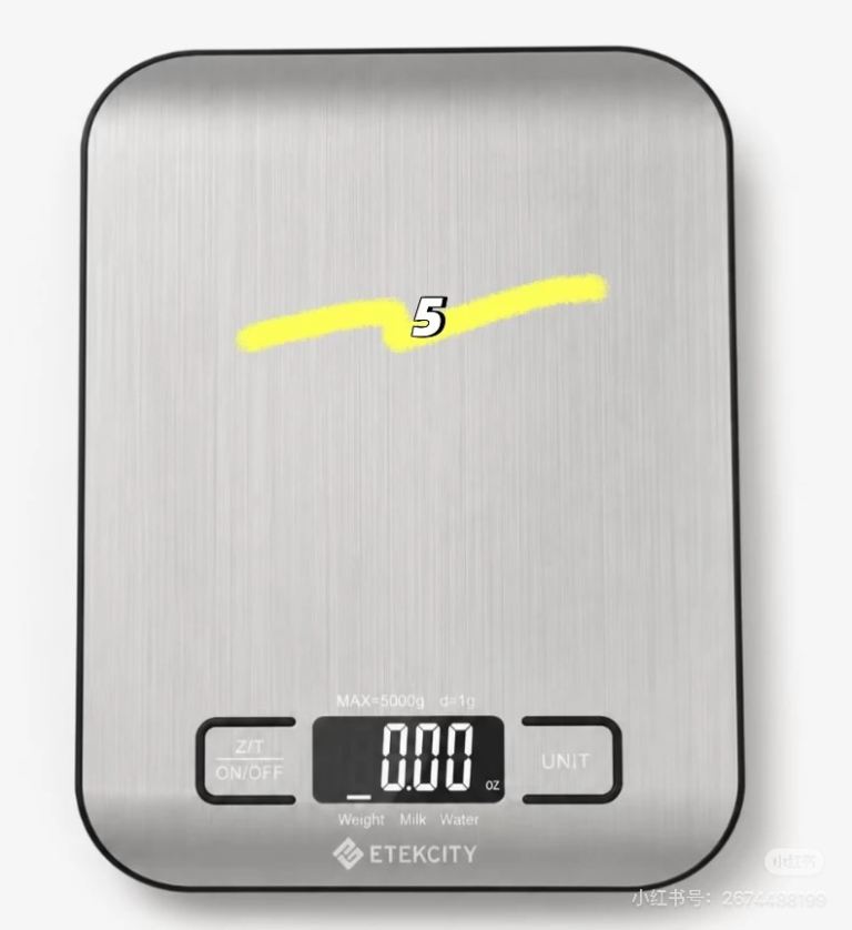 ETEKCITY Digital Kitchen Scale 5kg – £5 MUST GO BY 2 SEPT