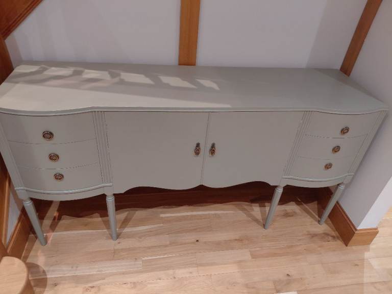 Upcycled sideboard in green