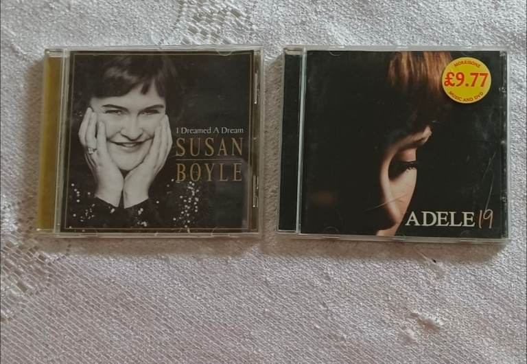 Adele '19' and Susan Boyle 'I Dreamed A Dream' CDs EACH