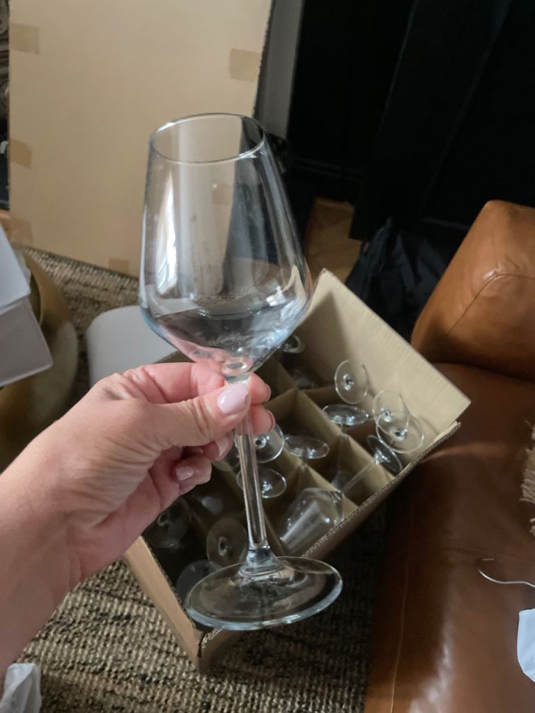 Wine glasses x 64 