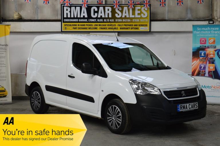 2017 Peugeot Partner 850 S 1.6 BlueHDi 100 [SLD] Low Mileage Van  Diesel Manual