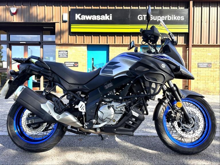 2021 71 Suzuki DL 650 X AM1 V STROM Silver Grey Blue Motorcycle 