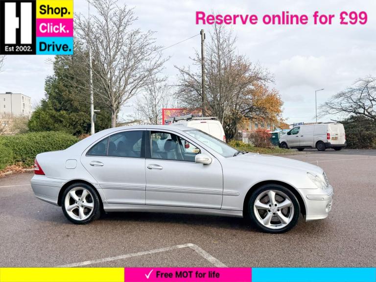 2006 Mercedes-Benz C Class 1.8 C180 Kompressor Avantgarde SE Saloon 4dr Petrol Automatic (193 g/k...